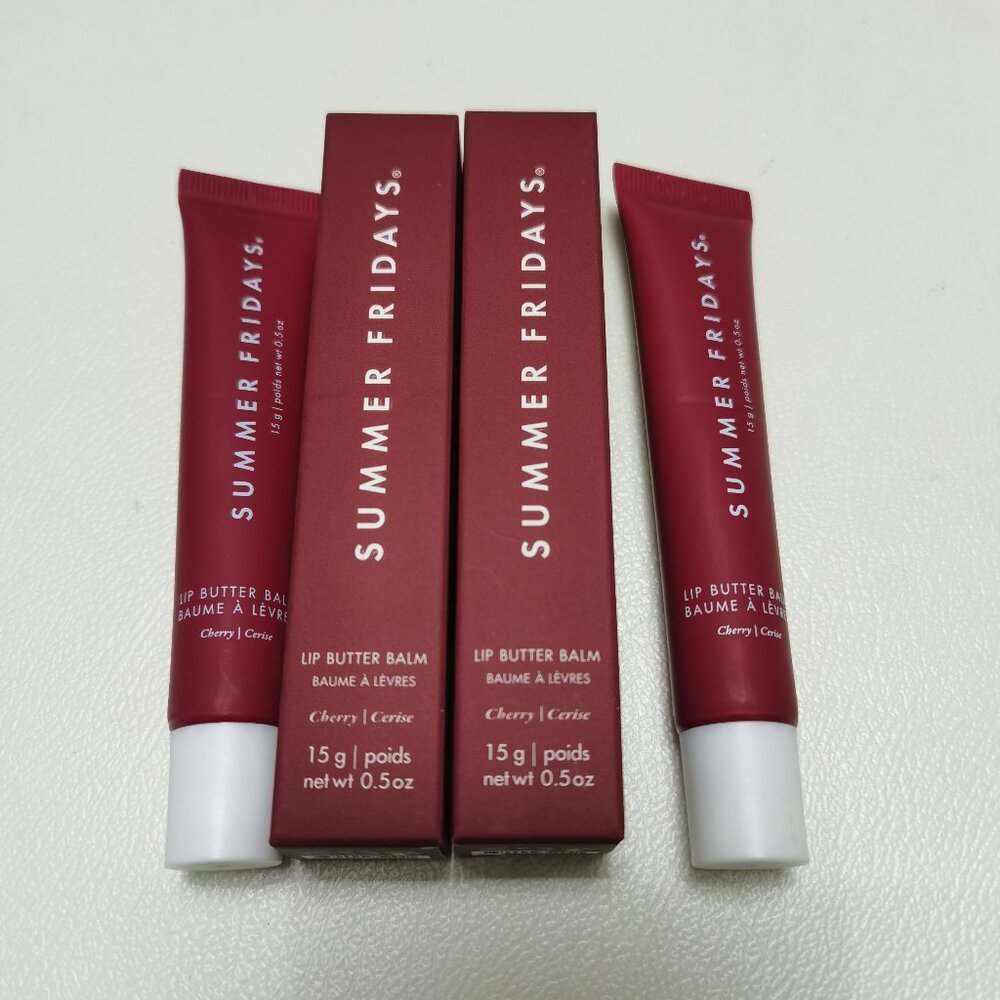 2pack (  Cherry  ) Summer Fridays Lip Butter Balm Conditioning Lip New With box